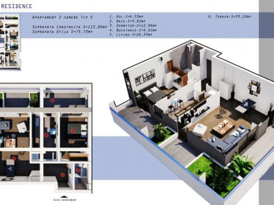 Apartament 2 Camere Tip 5 - Inel II - Eliberarii Residence