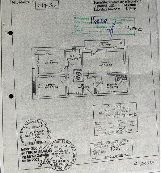 Apartament 3 Camere - Anda - Renovat - Gaze La Scara