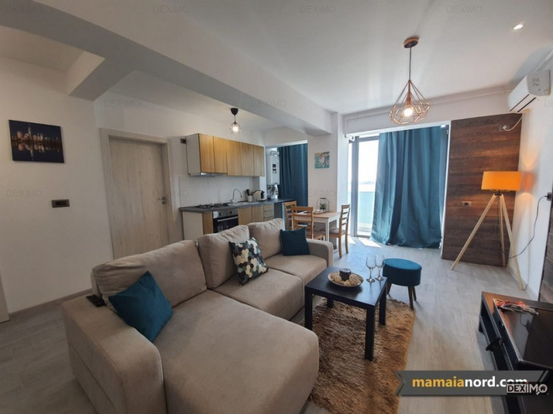 MAMAIA - Apartament 2 Camere - Mobilat/Utilat Lux - Vedere La Mare si Lac