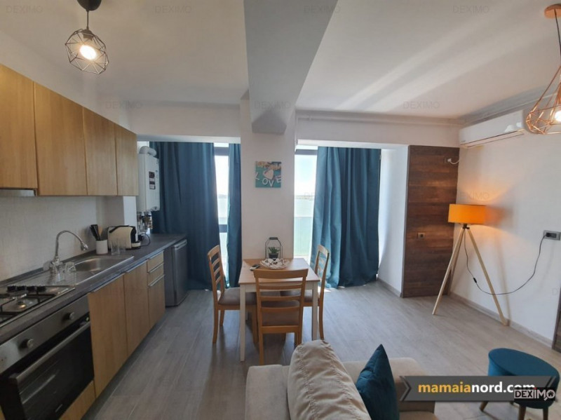 MAMAIA - Apartament 2 Camere - Mobilat/Utilat Lux - Vedere La Mare si Lac