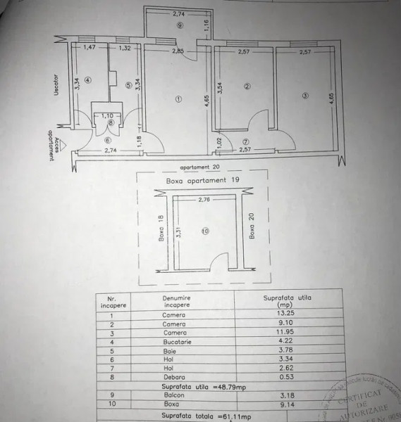 Apartament 3 Camere - Tomis Nord - Gaze 