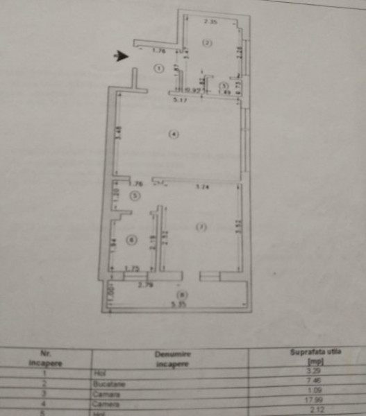 Apartament 2 Camere - Tomis II - Renovat - Gaze La Aragaz