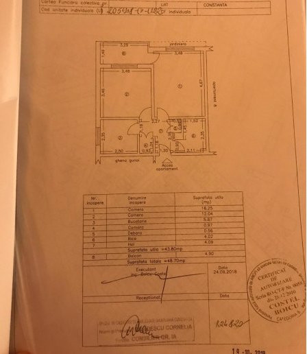 Apartament 2 Camere Decomandate - Zona Tomis 1 - Mobilat/Utilat - Negociabil