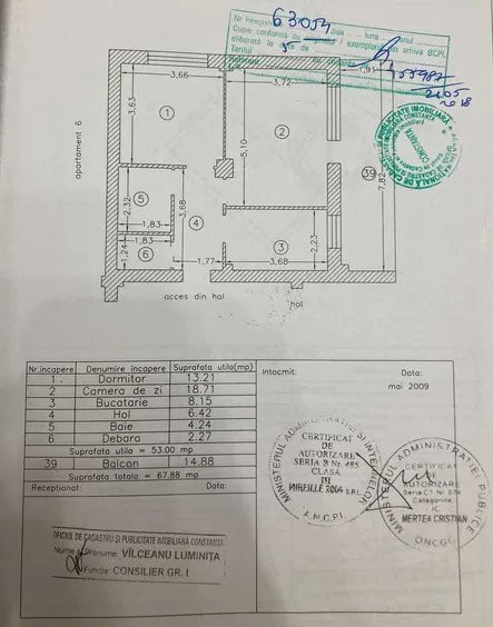 TOMIS PLUS-APARTAMENT 2 CAMERE-MOBILAT COMPLET-POSIBILITATE GARAJ