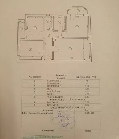 Apartament 3 Camere - Inel I - Eden - Centrala Pe Gaze
