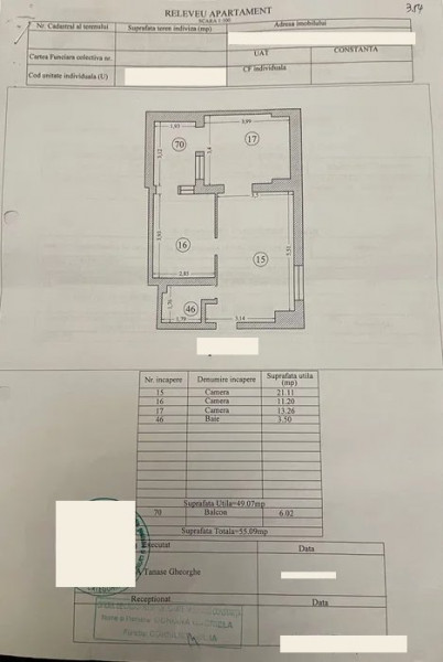 Apartament 3 Camere - Casa De Cultura - Bloc Nou - Ultrafinisat