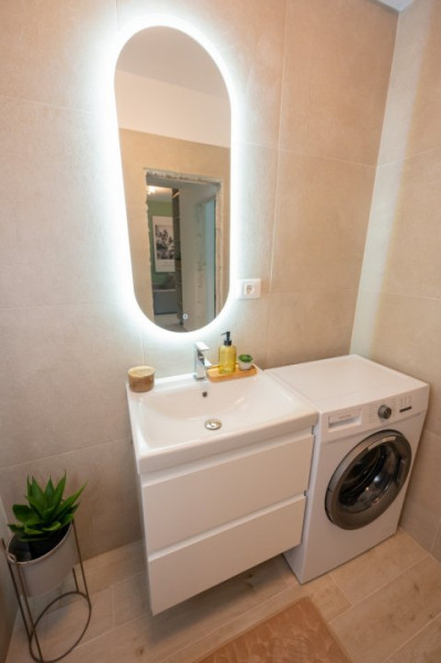 PRET PROMO!Mamaia Nord - Apartament 2 Camere In Resort Cu Piscina,SPA,Fitness 
