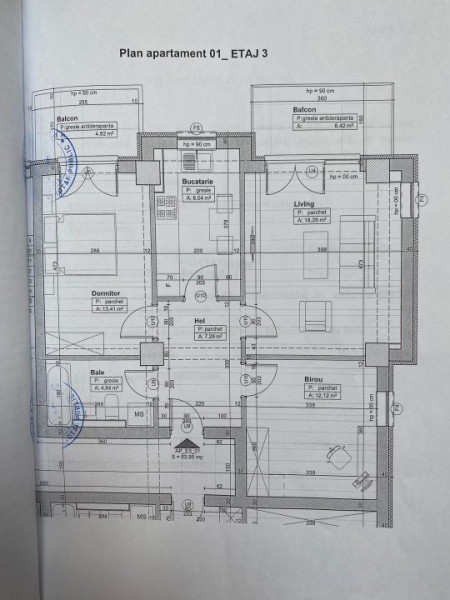 Apartament 3 Camere - Tomis Plus - Maurer Residence - Boxa - Loc Parcare