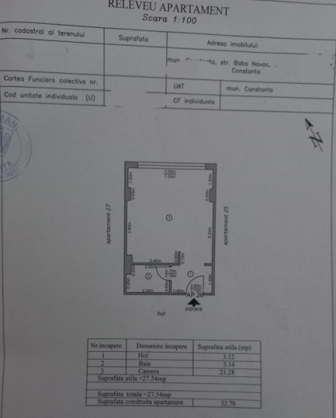 Garsoniera - Zona Baba Novac - Renovata - Mobilata Complet