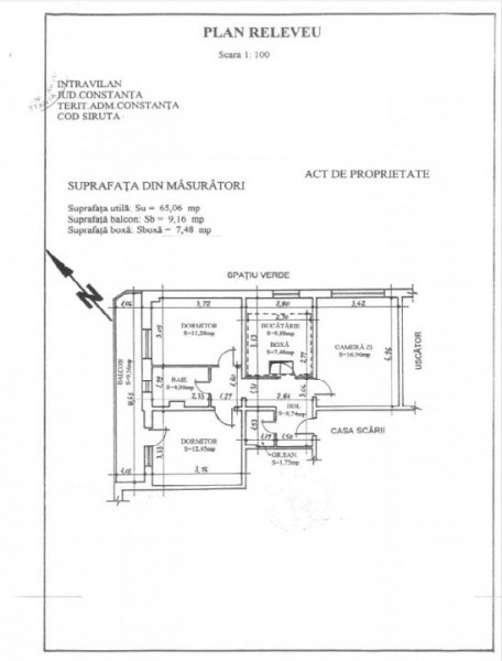 Apartament 3 Camere - Zona Dacia - Parter - Boxa - Centrala Pe Gaze