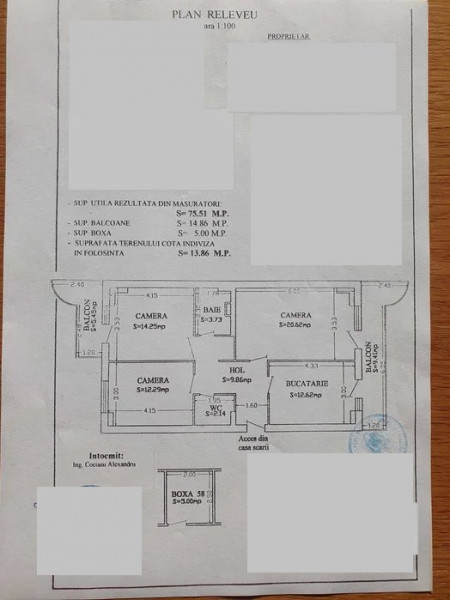 Apartament 3 Camere - Zona Stadion - Etaj Intermediar - Centrala Pe Gaze