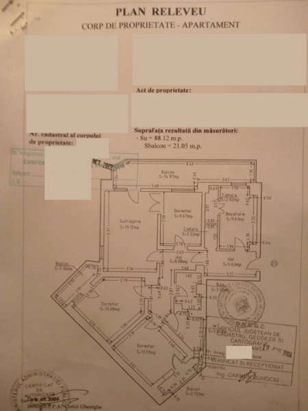 Apartament 4 Camere - Zona Gara - Etaj 1 - Gaze Pe Scara
