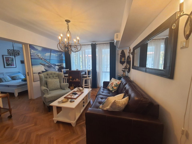 Apartament 2 Camere - Piata Ovidiu - Ultrafinisat - Mobilat Lux - Vedere La Mare