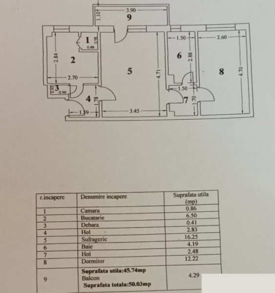 Apartament 2 Camere - Zona Abator - Etaj 2 - Centrala Pe Gaze