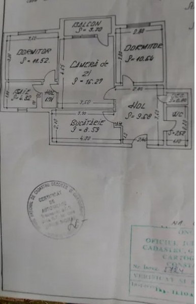 Apartament 3 Camere - Zona CET - Etaj 1 - Mobilat - Centrala Gaze - Termen Lung