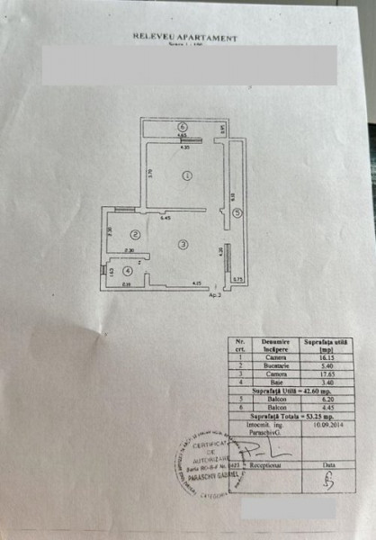 Apartament 2 Camere - Faleza Nord - Bloc 2015 - Etaj 1 - Mobilat Complet