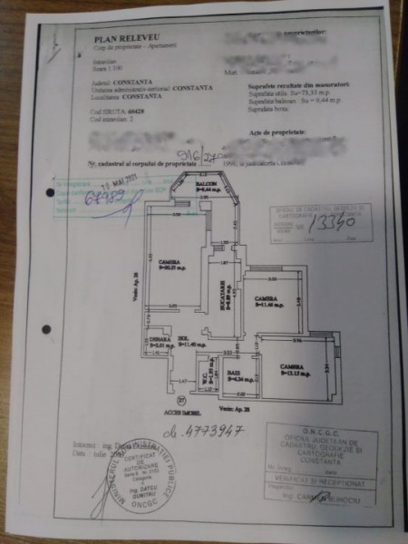 Apartament 3 Camere - Tomis Nord - Vaporas - Mobilat Complet - Termen Lung