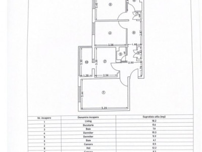 Apartament 3 Camere - Zona Far - Etaj 2 - Centrala Pe Gaze