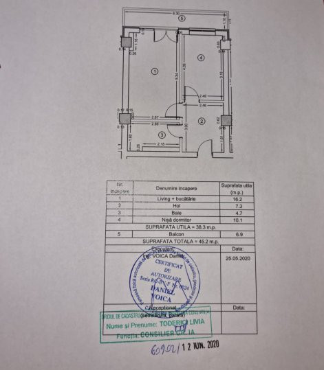 Apartament Tip Studio - La Cheie - Loc De Parcare Si Boxa