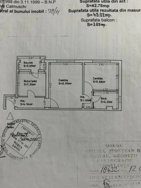 Apartament 2 Camere - Zona Eden - Etaj 2 - Centrala Pe Gaze