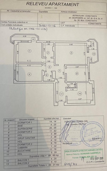 Apartament 4 Camere - Str. Dezoribirii - Mobilat Complet - Vedere Trilaterala