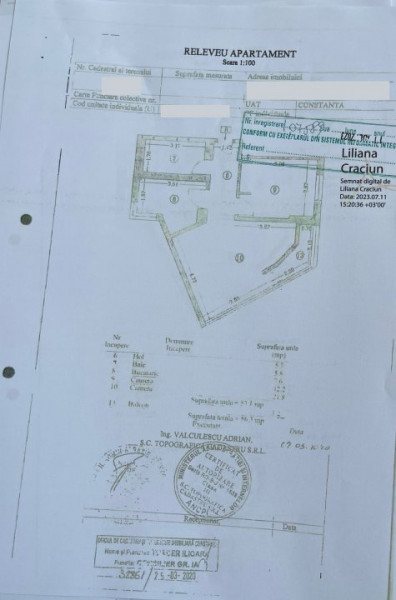 Apartament 2 Camere - Zona Stadion - Bloc Nou - Mobilat Complet