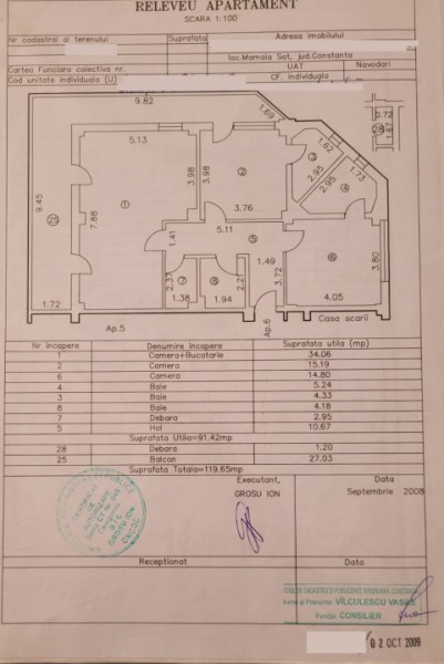 Apartament 3 Camere - Mamaia Nord - Pe Malul Lacului - Loc Parcare