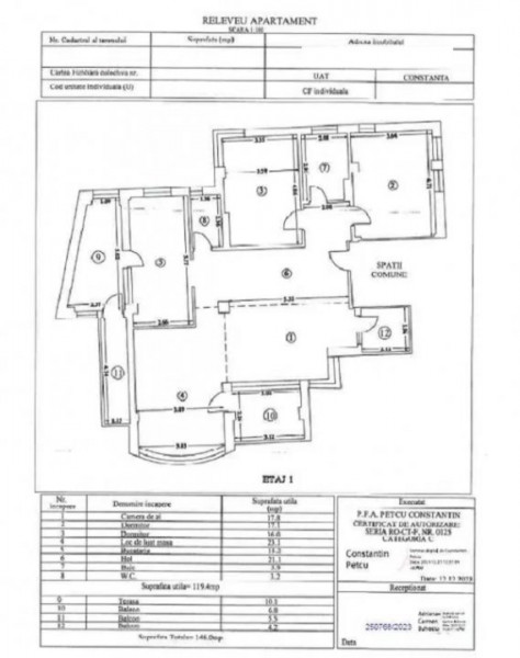 UNICAT!!!-APARTAMENT 4 CAMERE IN VILA BENEFICIAZA DE CURTE