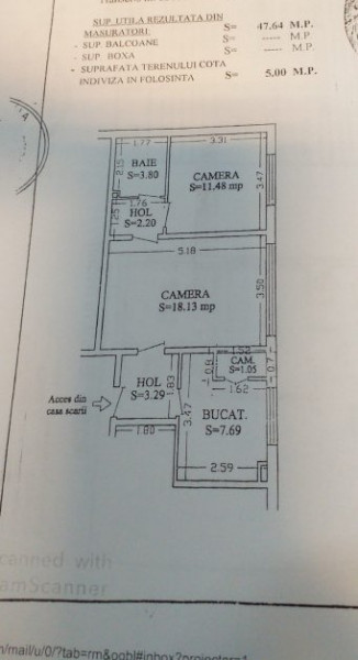 TOMIS II-MIRCEA - APARTAMENT CU 2 CAMERE CENTRALA GAZE