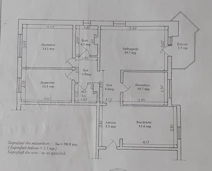 Apartament 4 Camere - Inel 2 - Etaj Intermediar - Centrala Pe Gaze