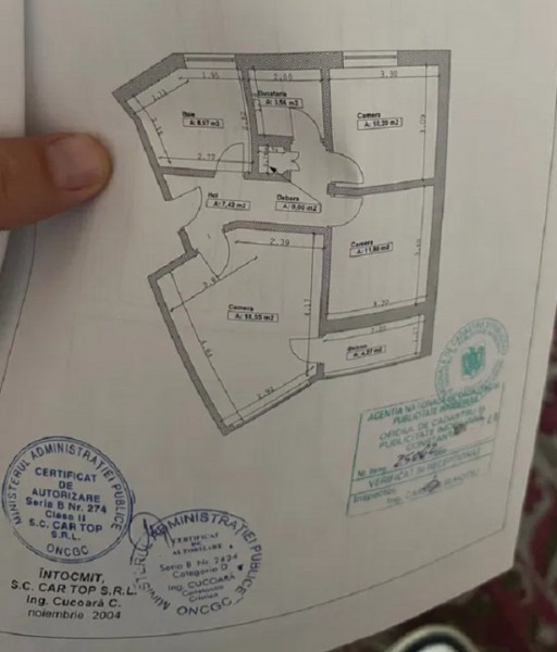 Apartament 3 Camere Decomandate - City Park Mall - Parter