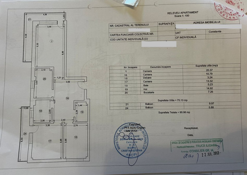 Apartament 3 Camere - Tomis Plus - Etaj 2 - Mobilat Complet - Loc Parcare