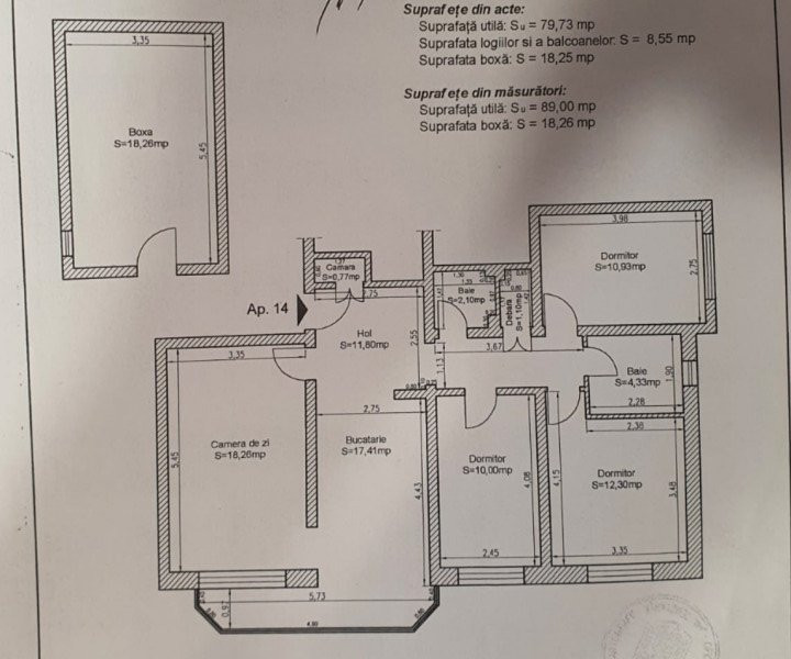 Apartament 4 Camere - Ultracentral - Plaja Neversea - Boxa 19 Mp Proprietate