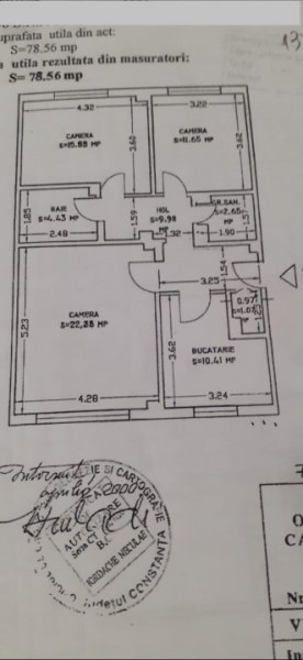 Apartament 3 Camere - Inel II - Dezrobirii - Parter - Mobilat - Centrala Pe Gaze
