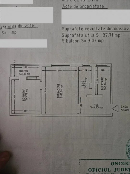 Apartament 2 Camere - Tomis Nord - Gaze La Aragaz