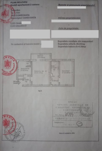 Apartament 2 Camere - Zona Abator - Etaj 1 - Centrala Pe Gaze