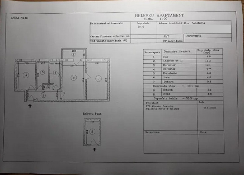 Apartament 3 Camere - Inel II - Etaj 3