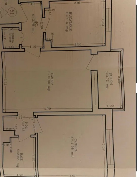 Apartament 2 Camere - City Park Mall - Mobilat Complet