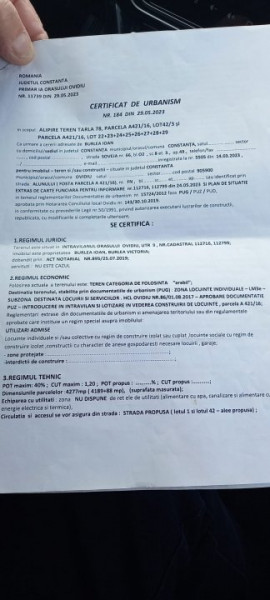 Teren Intravilan Lotizat - Ideal Proiect Cartier Vile - Utilitati La Teren
