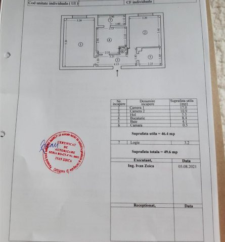 Apartament 2 Camere - Zona CET - Gaze La Scara