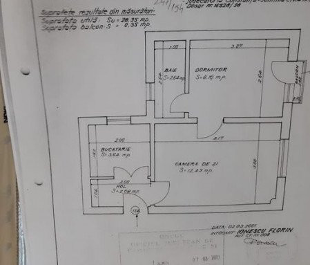 Apartament 2 Camere - Zona Tomis Nord - Etaj 1 - Necesita Renovare