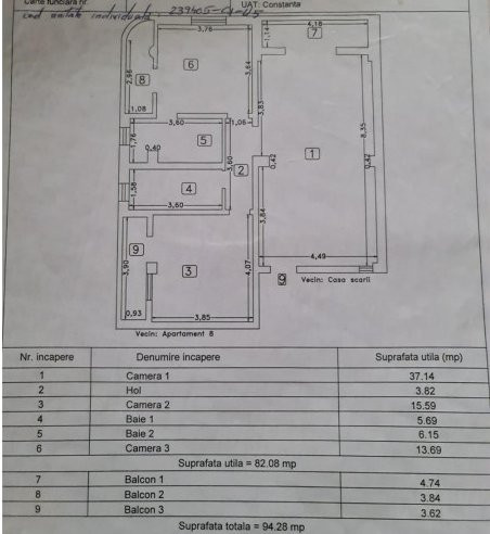 Apartament 3 Camere - Zona Coiciu - Mobilat/Utilat - Loc De Parcare