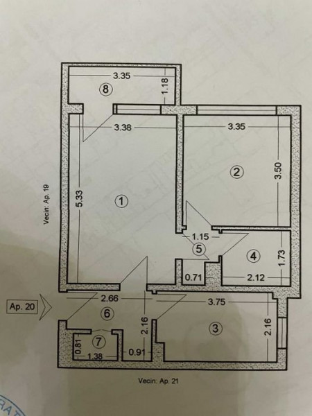 Apartament 2 Camere - Centru - Mobilat/Utilat 