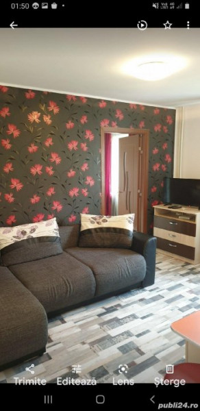 Apartament 2 camere, semidecomandat, mobilat complet Finisaje clasice