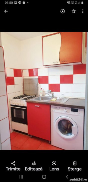Apartament 2 camere, semidecomandat, mobilat complet Finisaje clasice